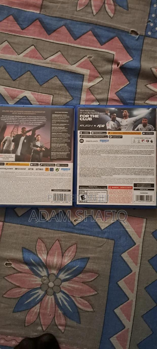Title: Ps5 Games Bundle – Fc25 Gta 5 – Excellent Condition - thumbnail 3