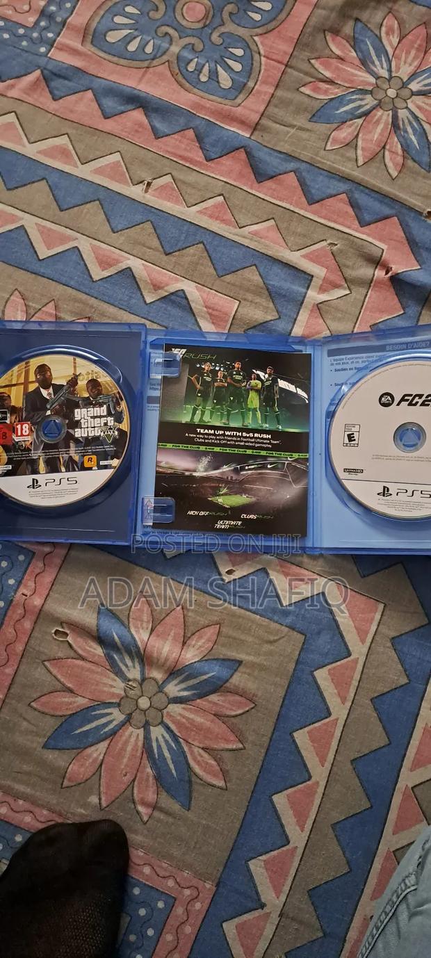 Title: Ps5 Games Bundle – Fc25 Gta 5 – Excellent Condition - thumbnail 4