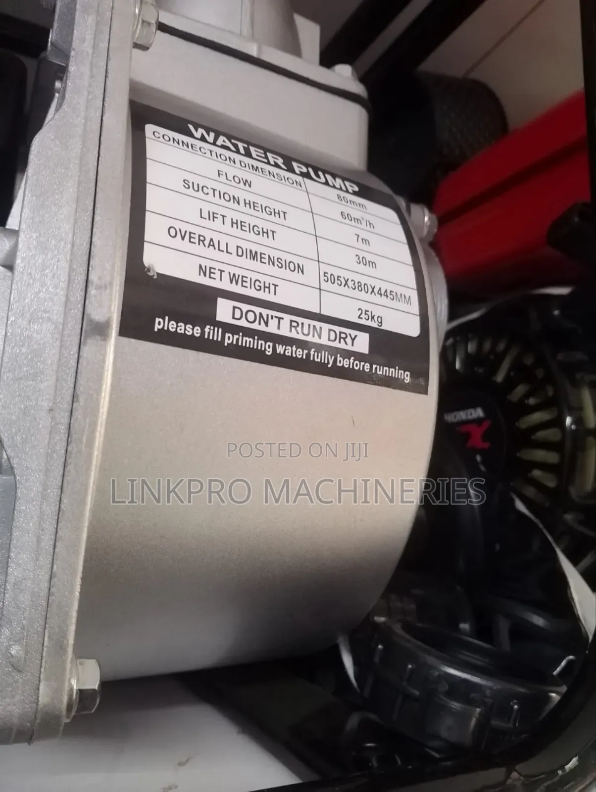 3 Inches Honda Petrol Water Pump