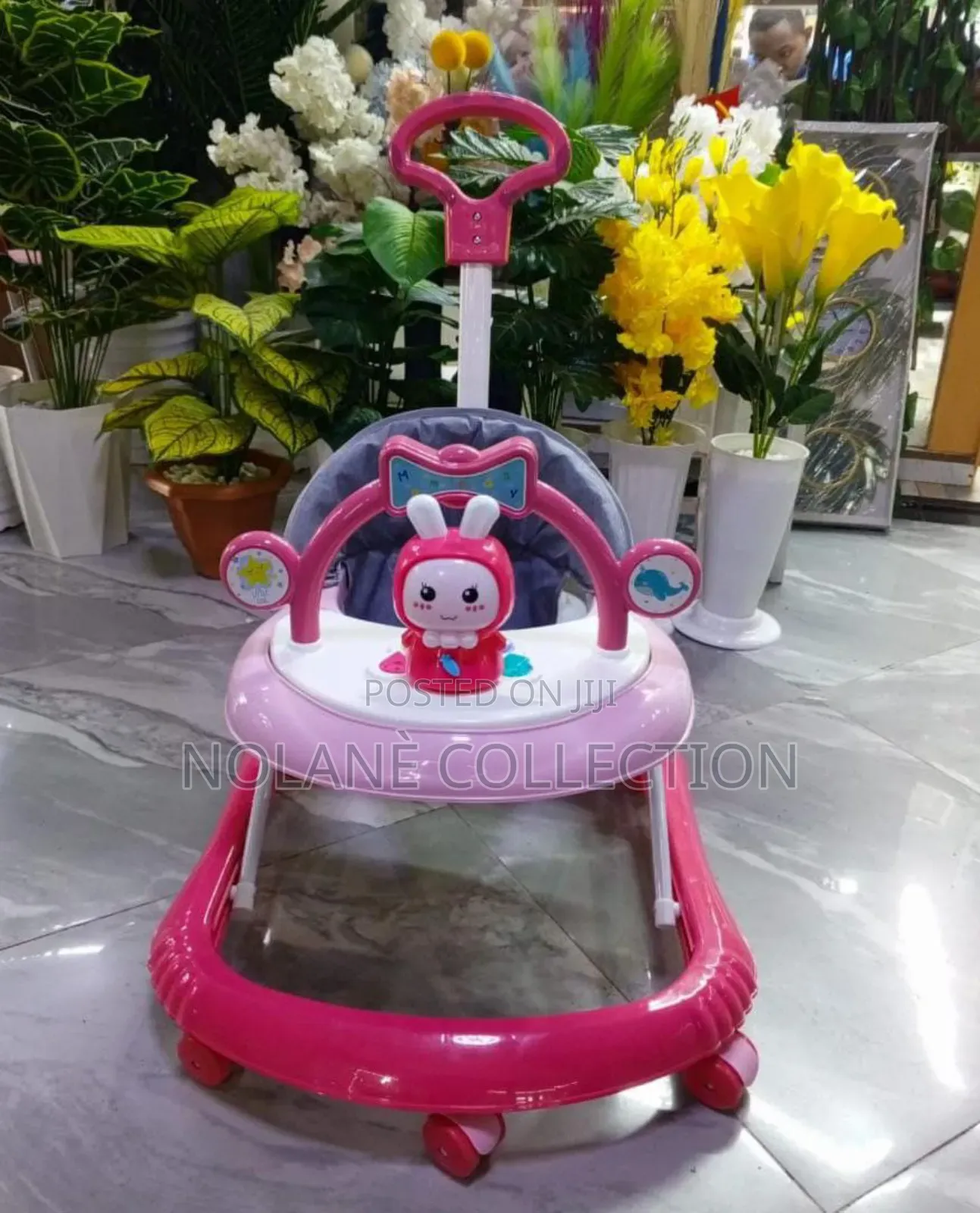 Luxury Baby Walker With Push Handle