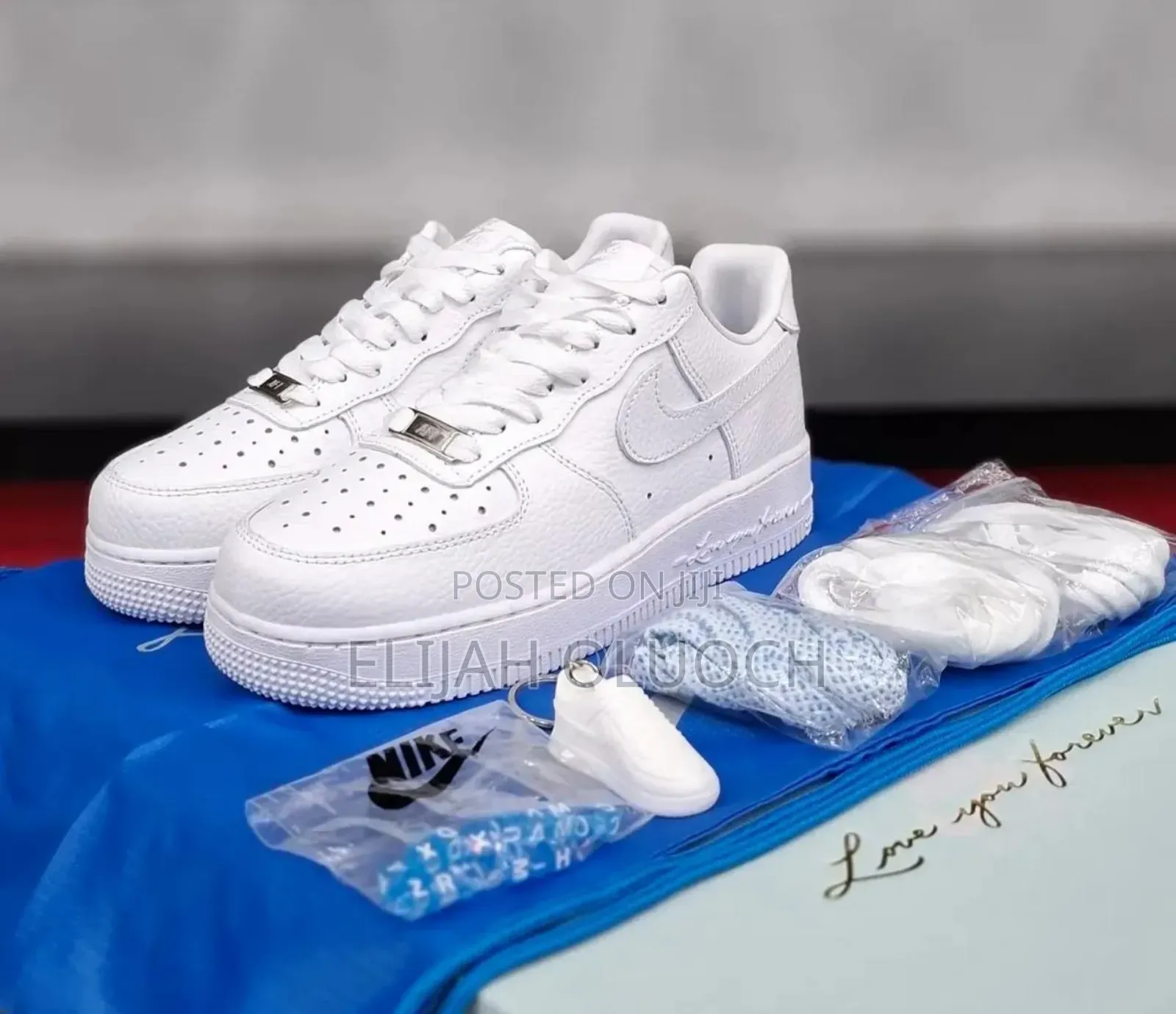 Airforce 1 Nocta White 🔥🐾

Pure Leather 👌🏽

Size 40-45