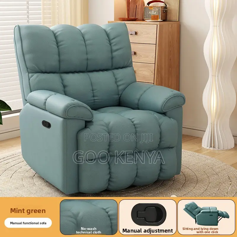 Home Sofa; Reclining Sofa Chair With Adjustable Backrest And Footrest