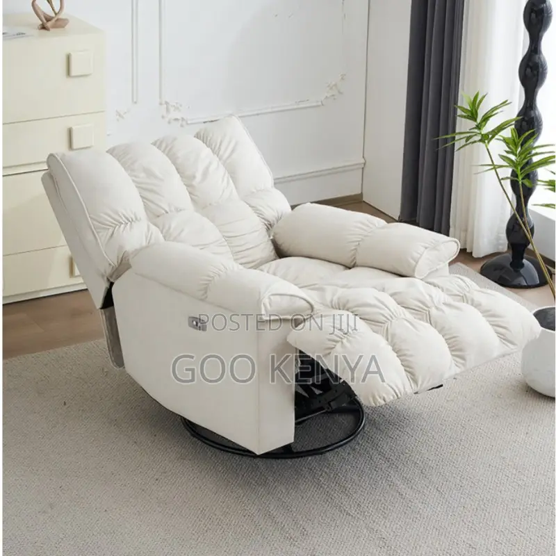 Home Sofa; Reclining Sofa Chair With Adjustable Backrest And Footrest