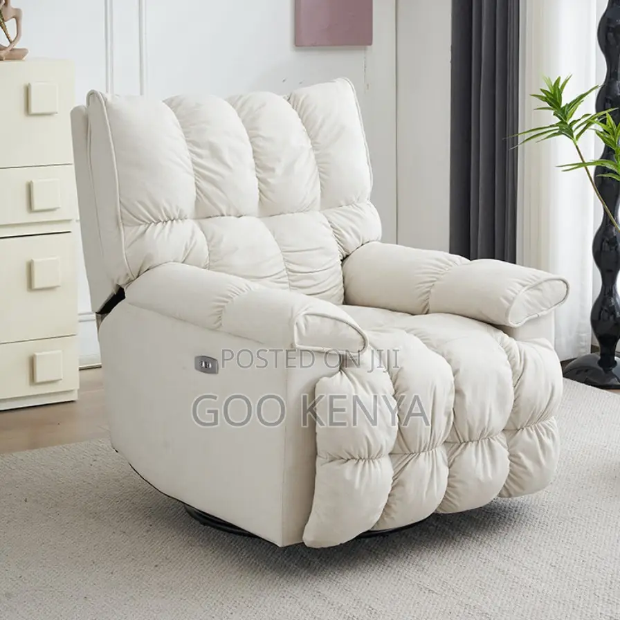 Home Sofa; Reclining Sofa Chair With Adjustable Backrest And Footrest