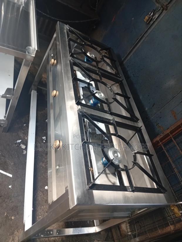 High Pressure Three Stainless Steel Three Burner.