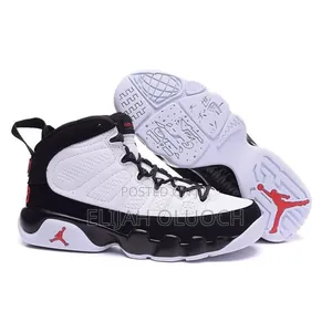 Jordan 9 Retro White Black Red 🔥🔥🐾

Quality 🫰🏿

Size 40-45