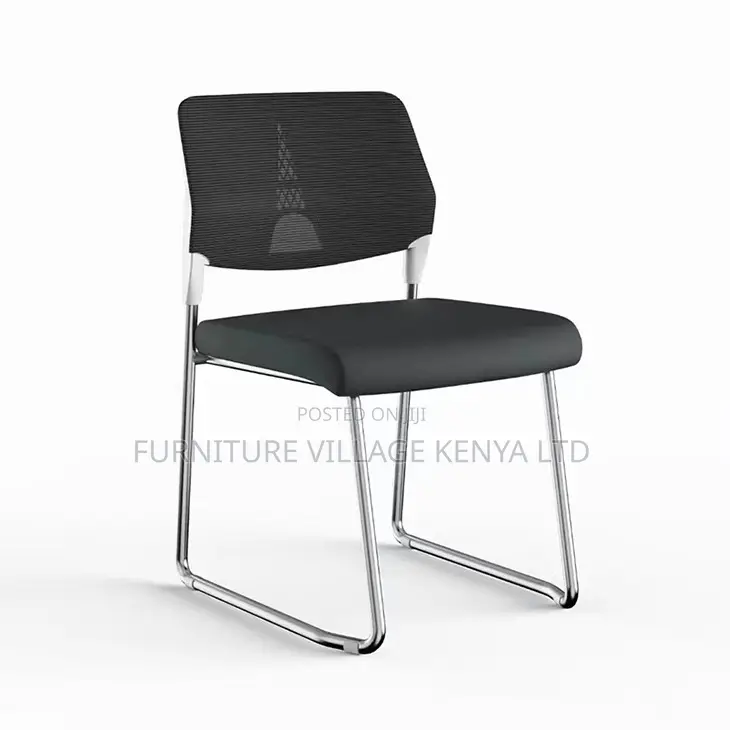 Office Chair; Ergonomic Armless Mesh Office Visitors Chair