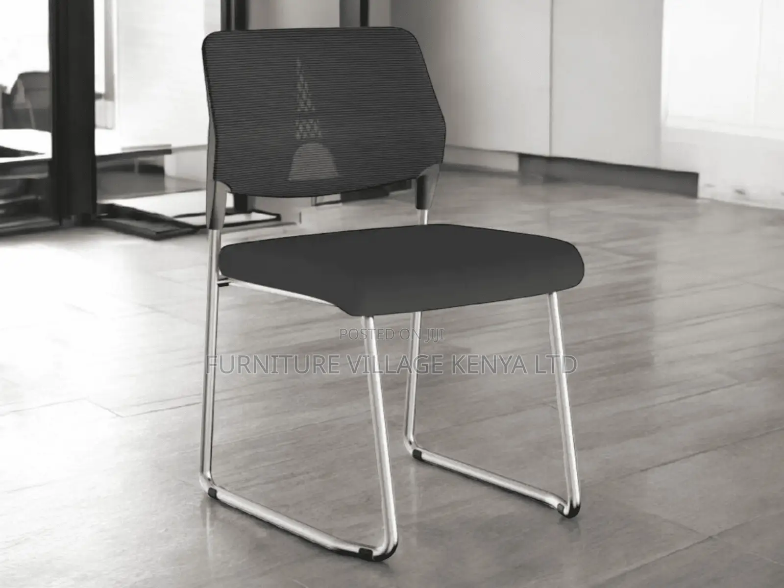 Office Chair; Ergonomic Armless Mesh Office Visitors Chair