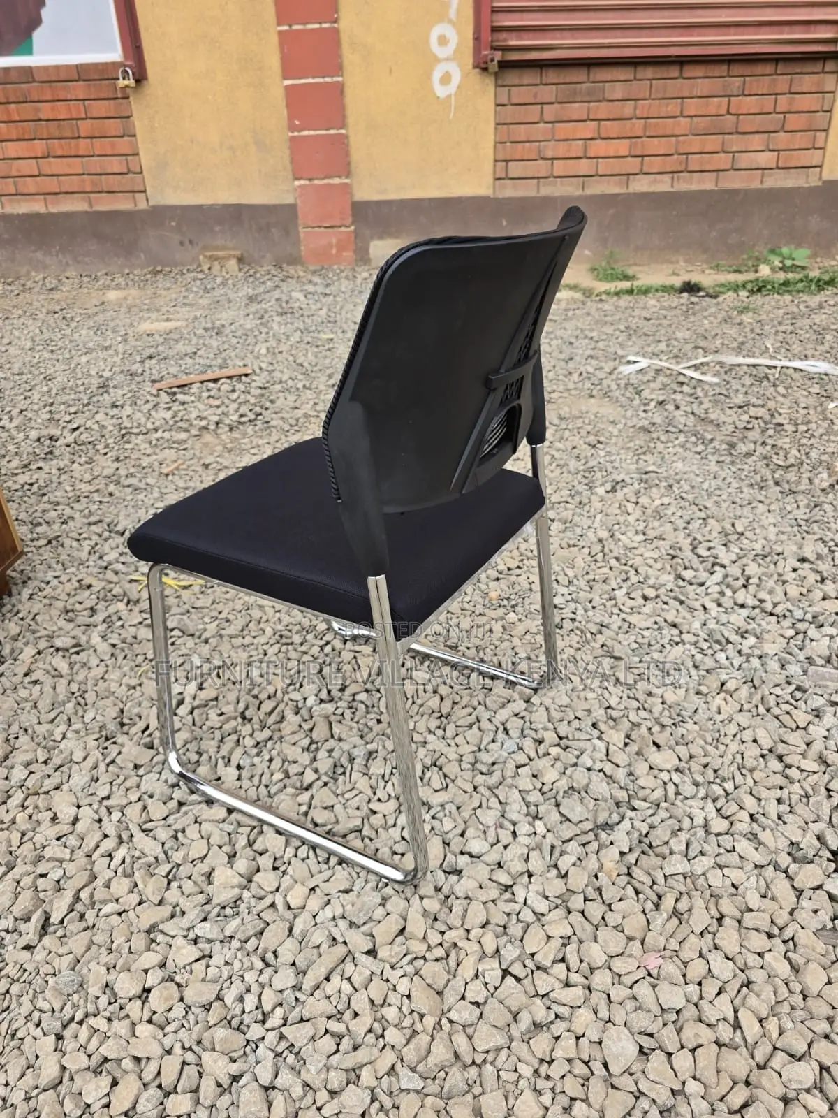 Office Chair; Ergonomic Armless Mesh Office Visitors Chair