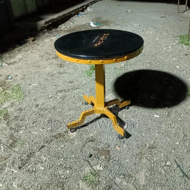 Hotel Table or Restaurant Table, Powder Coated Gold 