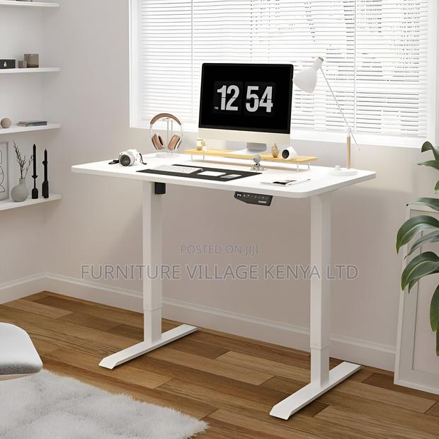 Office Desk; Electric Height Adjustable Office Table [120cm]