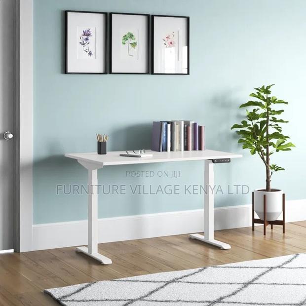 Office Desk; Electric Height Adjustable Office Table [120cm] - thumbnail 6