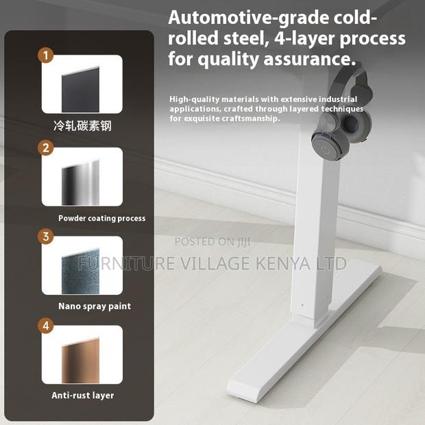 Office Desk; Electric Height Adjustable Office Table [120cm] - thumbnail 7