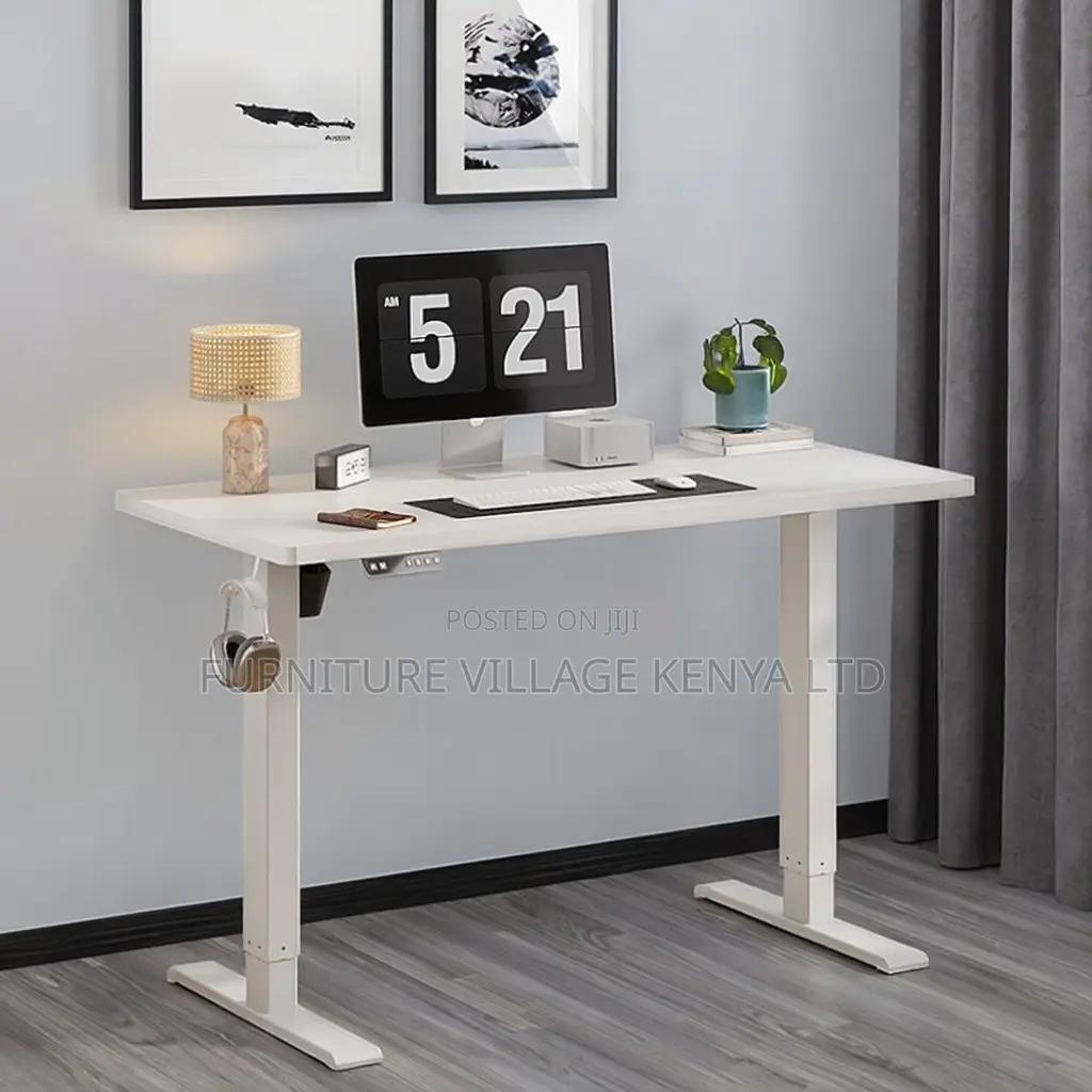 Office Desk; Electric Height Adjustable Office Table [120cm]