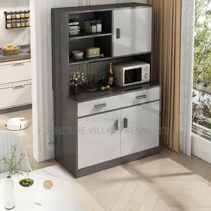 Office Desk; Modern Metallic Kitchen Storage Cabinet