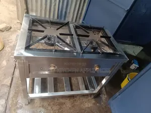 Heavy Duty Stainless Steel High Pressure Two Burner.