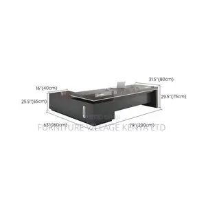 Office Desk; Executive 1.6 Meters L-shape Office Desk