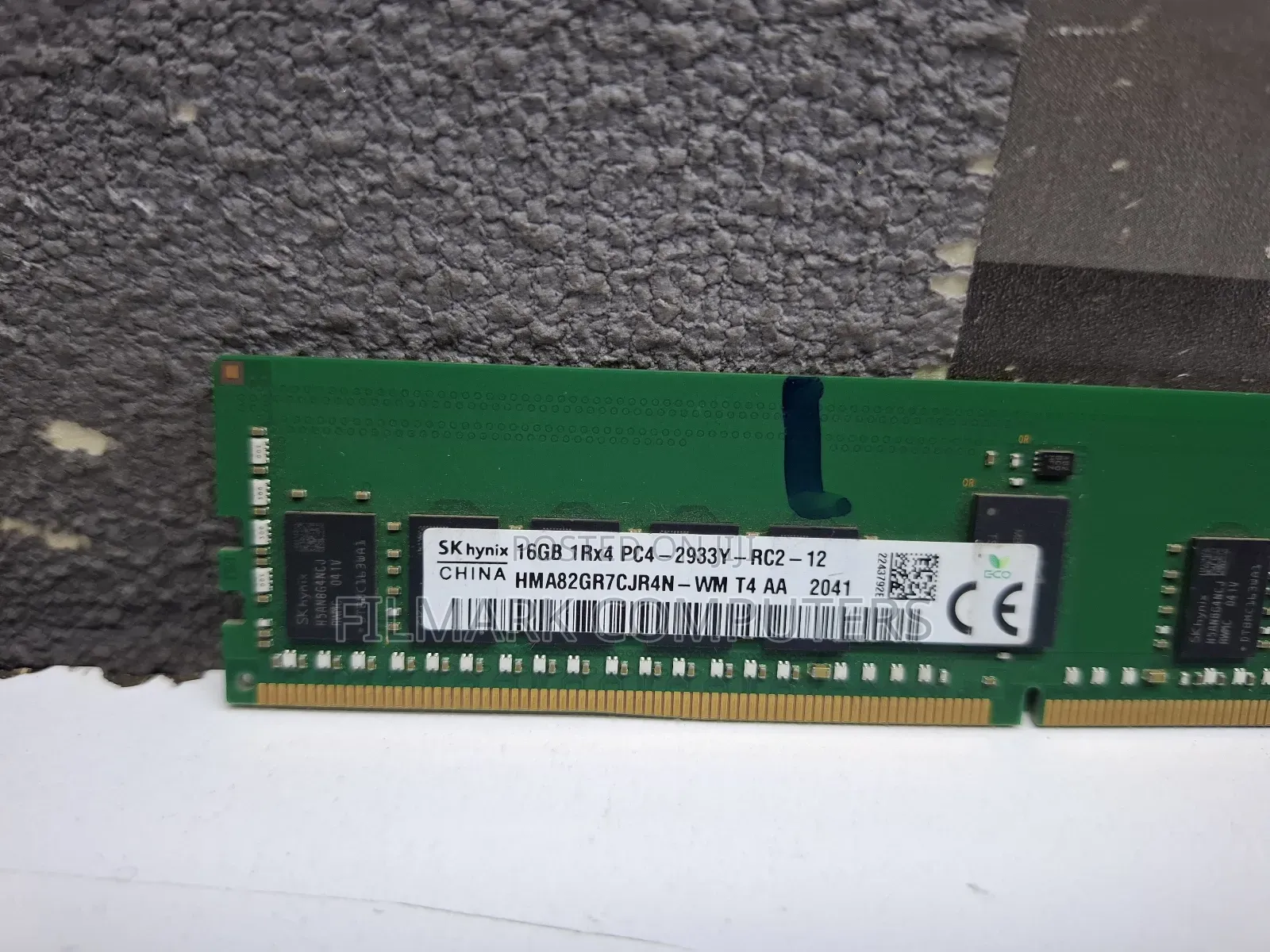 Sk Hynix 16gb 1rx4 Pc4-2933y -rc2-12 Ecc Rdimm Server Memory