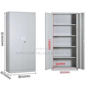 Office Cabinet; 2 Door Full Metallic Office Filling Cabinet