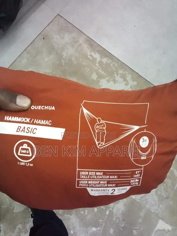 Velvet Soft Polyester 1-2 Persons Hammock 300cms by 175cms Brown - thumbnail 3