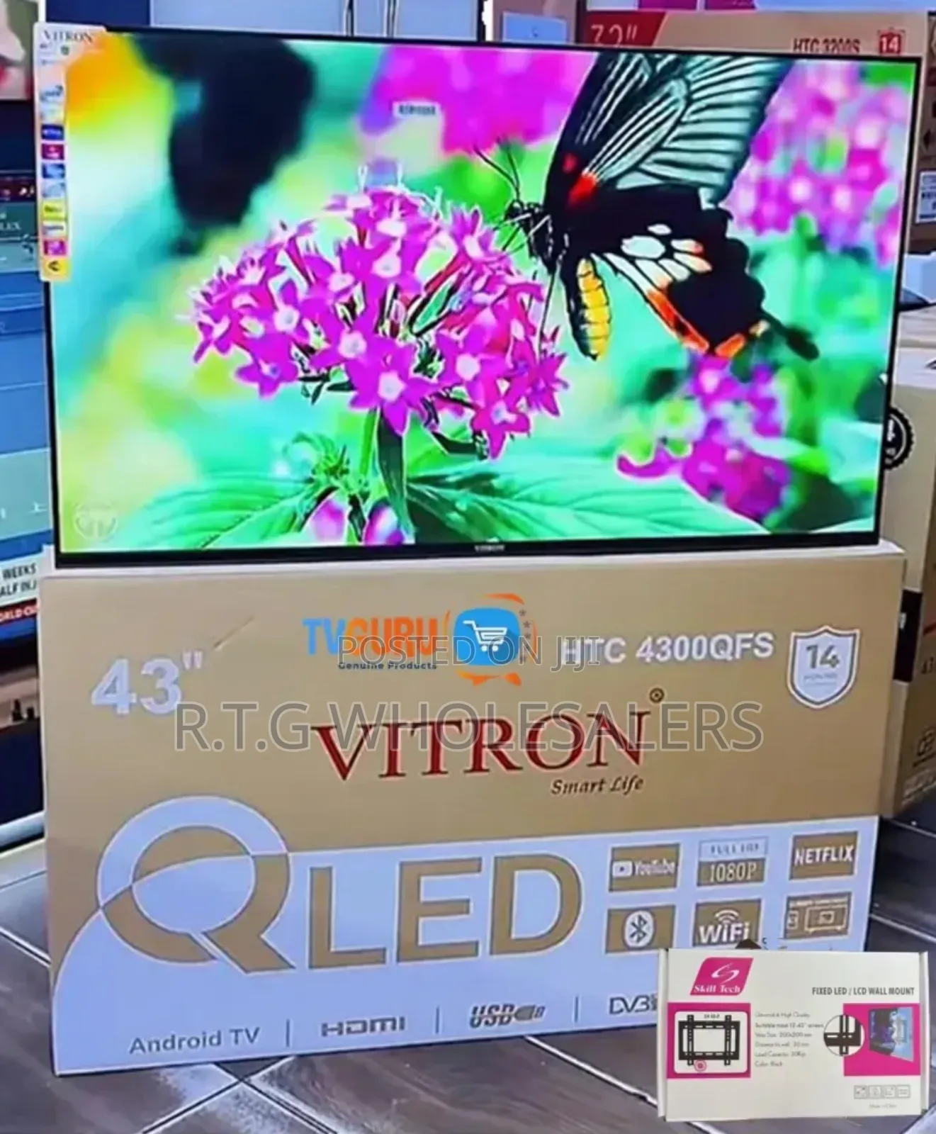 Vitron 43qled Smart Android Tv