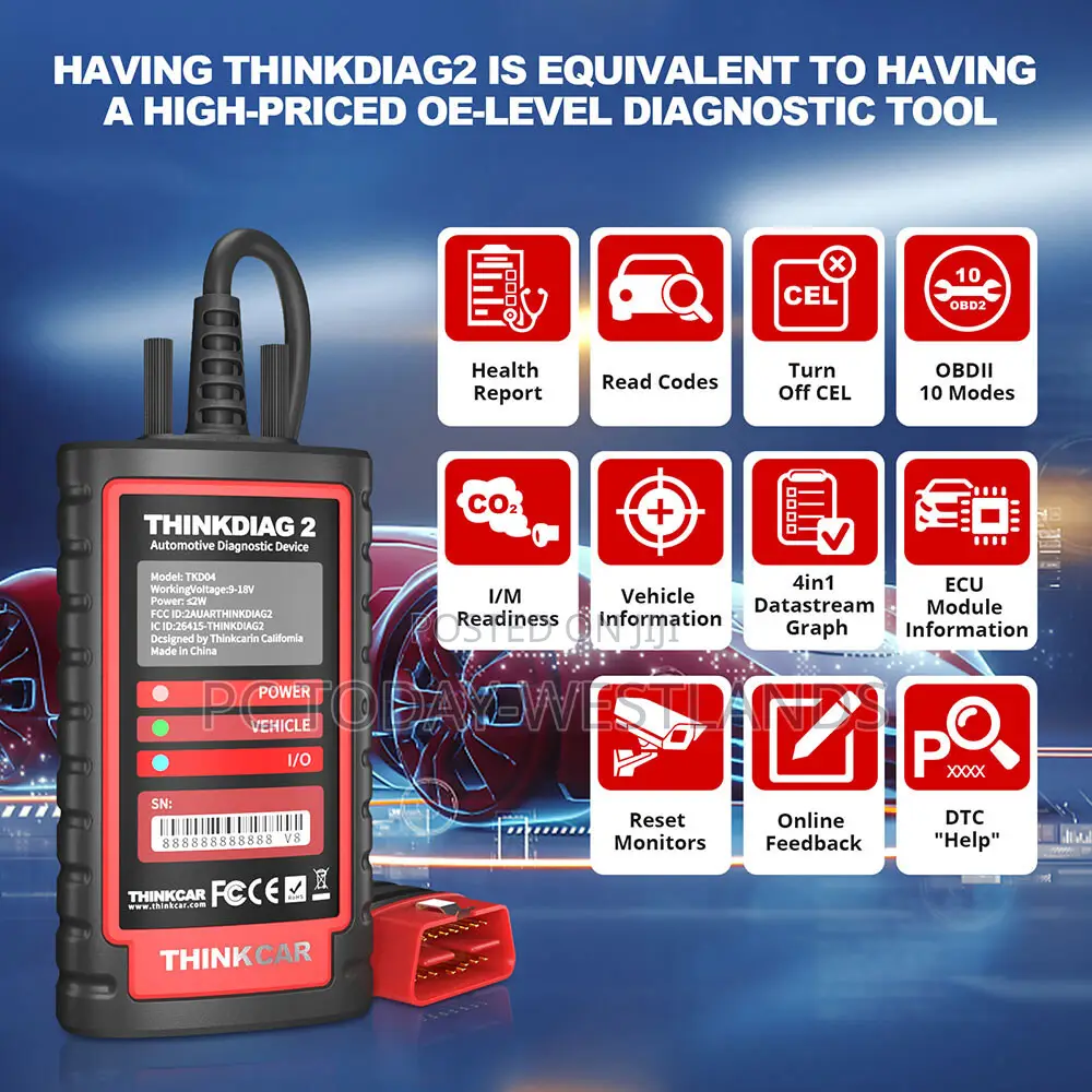 2026 Thinkdiag 2 Bidirectional Obd2 Scanner Diagnostic Tool