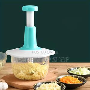 1.5l Garlic Chopper Manual Veggie Mincer - thumbnail 2