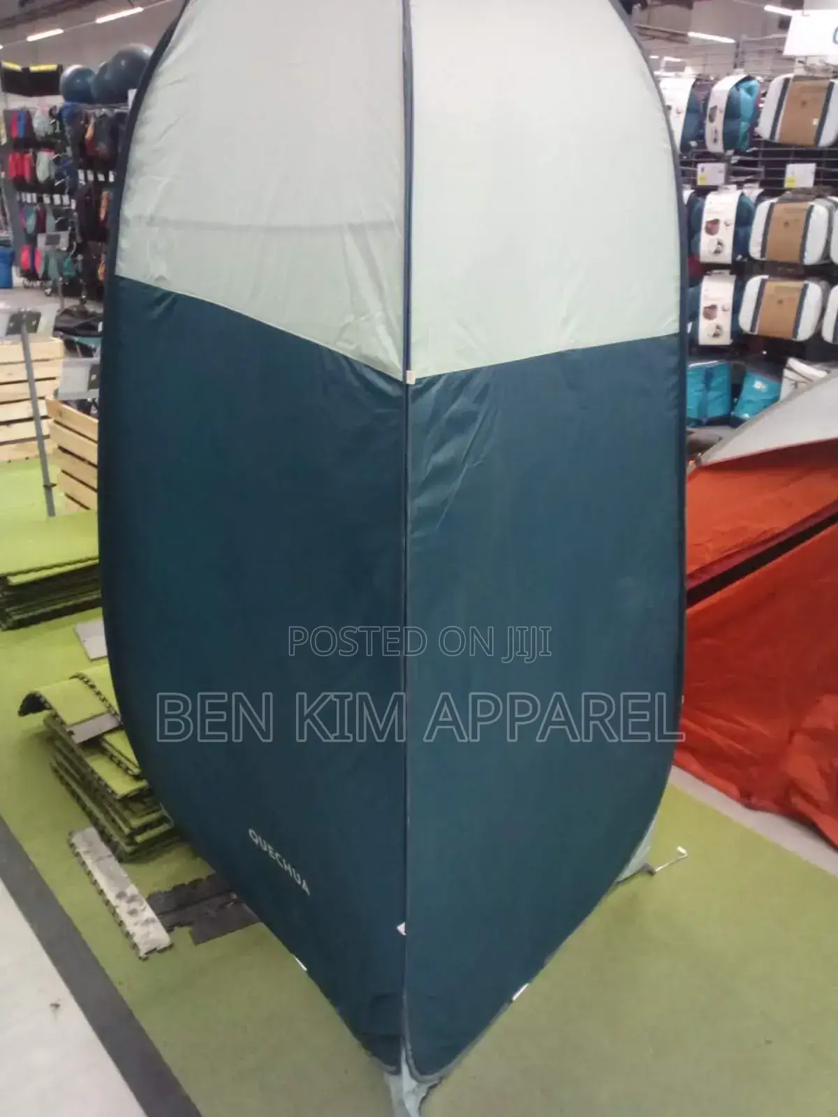 Camping 2 Meters High Shower Cubicle 90cms by 90cms Ground Mat.