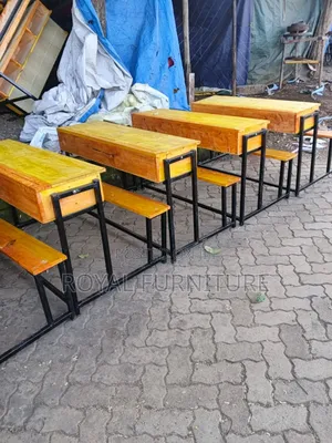3 Seater School Desks