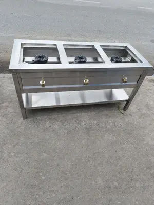 3 Burner Gas Cooker Stainless Steel