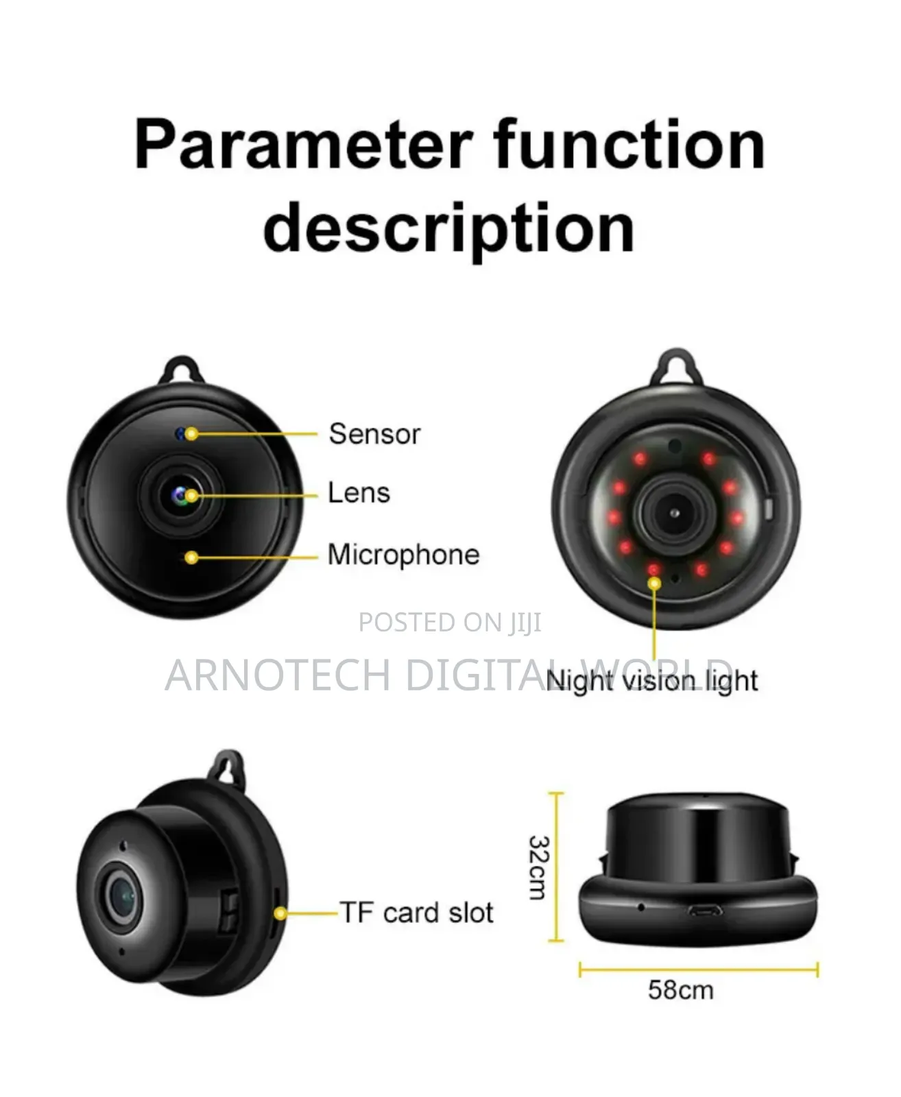 V380 Wifi Pro Battery Ip Camera