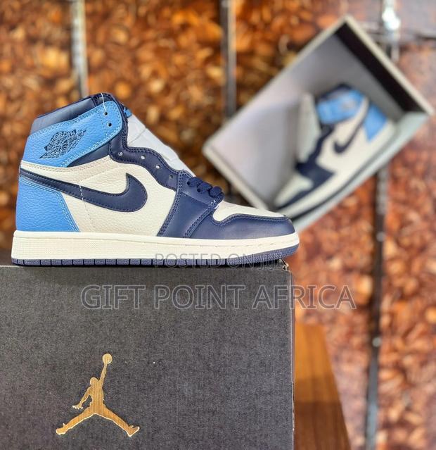 Nike Air Jordan 1 Retro High Og _obsidian Sneakers - thumbnail 2