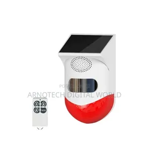 Motion Detector Remote Control Solar Energy Infrared Alarm