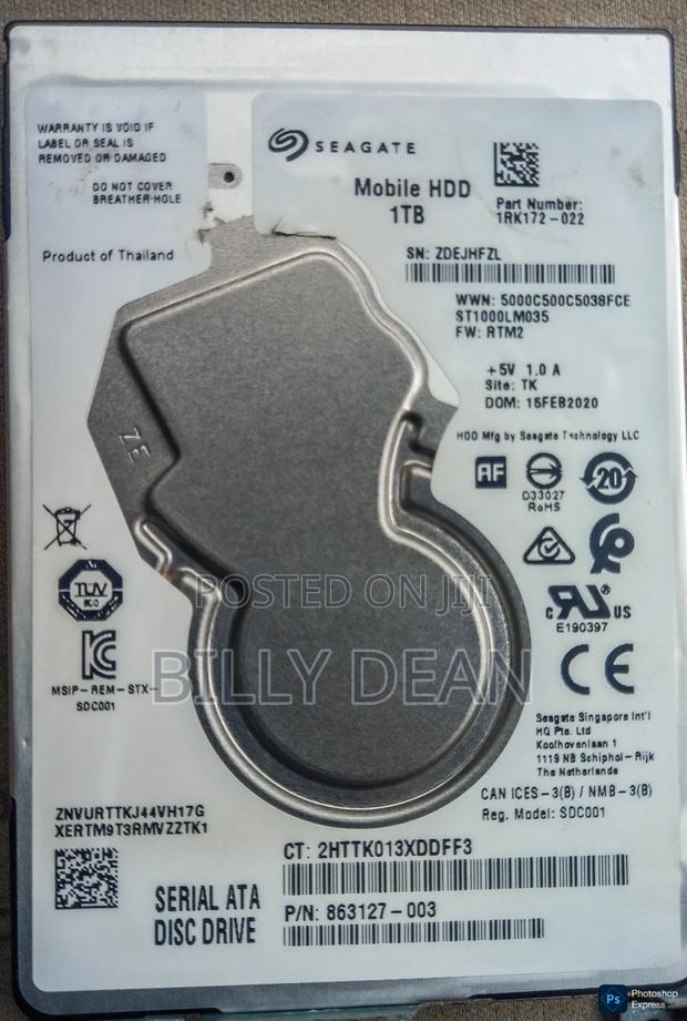 1tb Mobile Hard Disk - main view