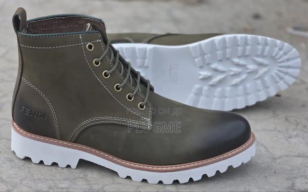 Fendi Leather Chelsea Boots - thumbnail 3