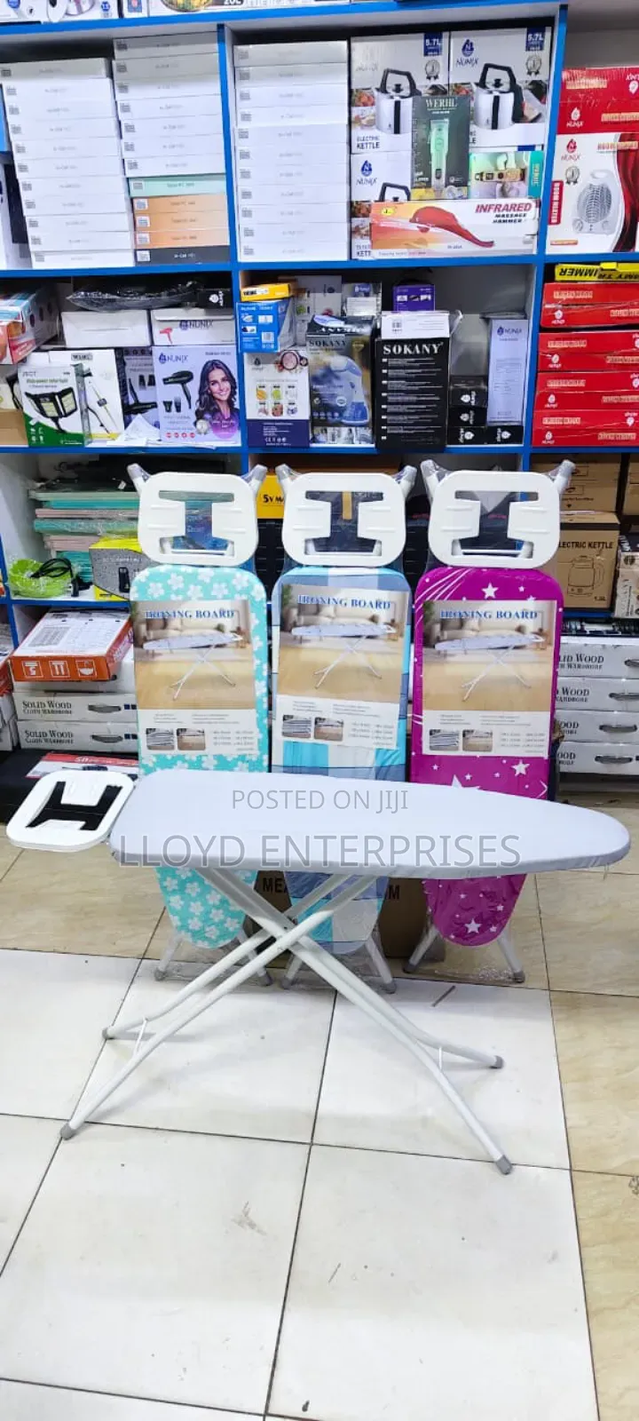 Adjustable Height Ironing Board