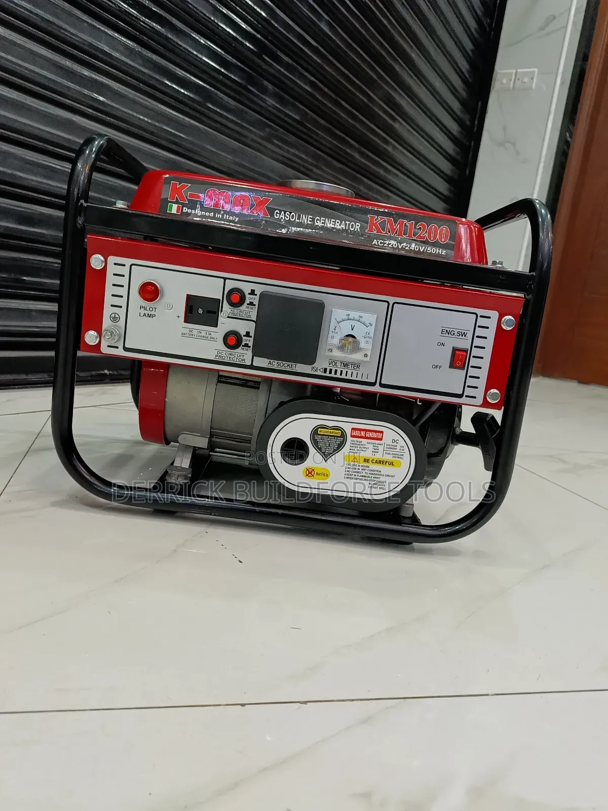 K-Max Italy Km1200 1.5kva Gasoline Generator
