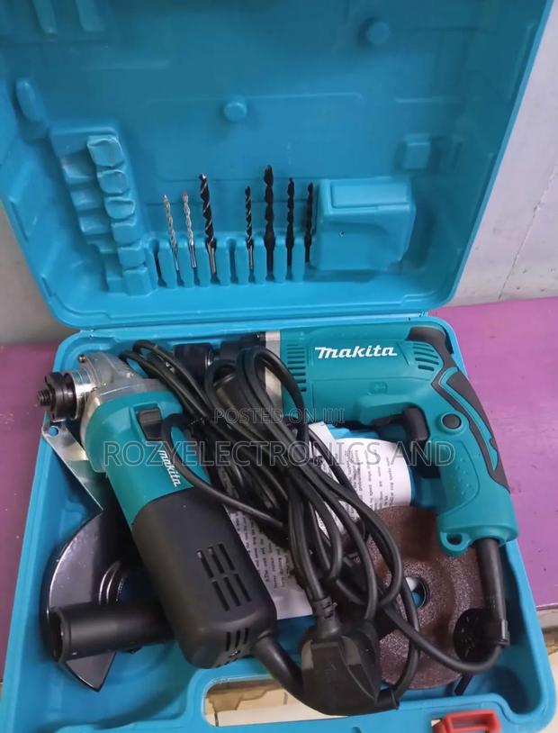 Makita Combo Tools Set Grinder And Drill - main view