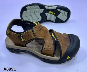 Caltus Leather Sandals, Model A891 Men Open Shoes