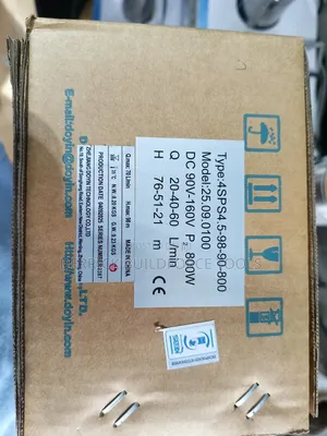 4sps4.5 Doyin Dc Stainless Steel Impeller Pump 800w(1hp) 98m Head