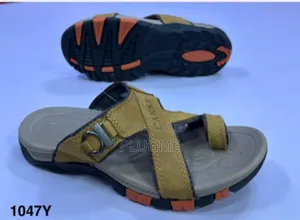 Men High Quality Leather Flipflop Sandals