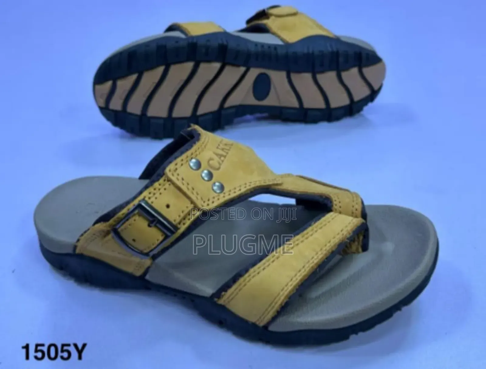 Men High Quality Leather Flipflop Sandals
