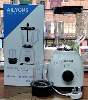 White Ailyons 2 in 1 Electric Blender