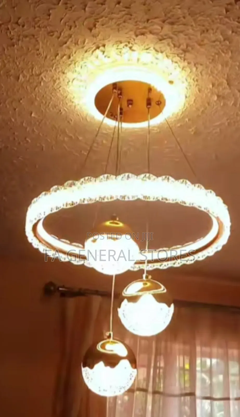 3 Balls Chandelier Lights