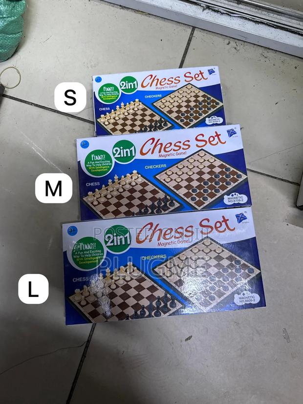 Chess Set Chess Checkers 2 in 1 - main view