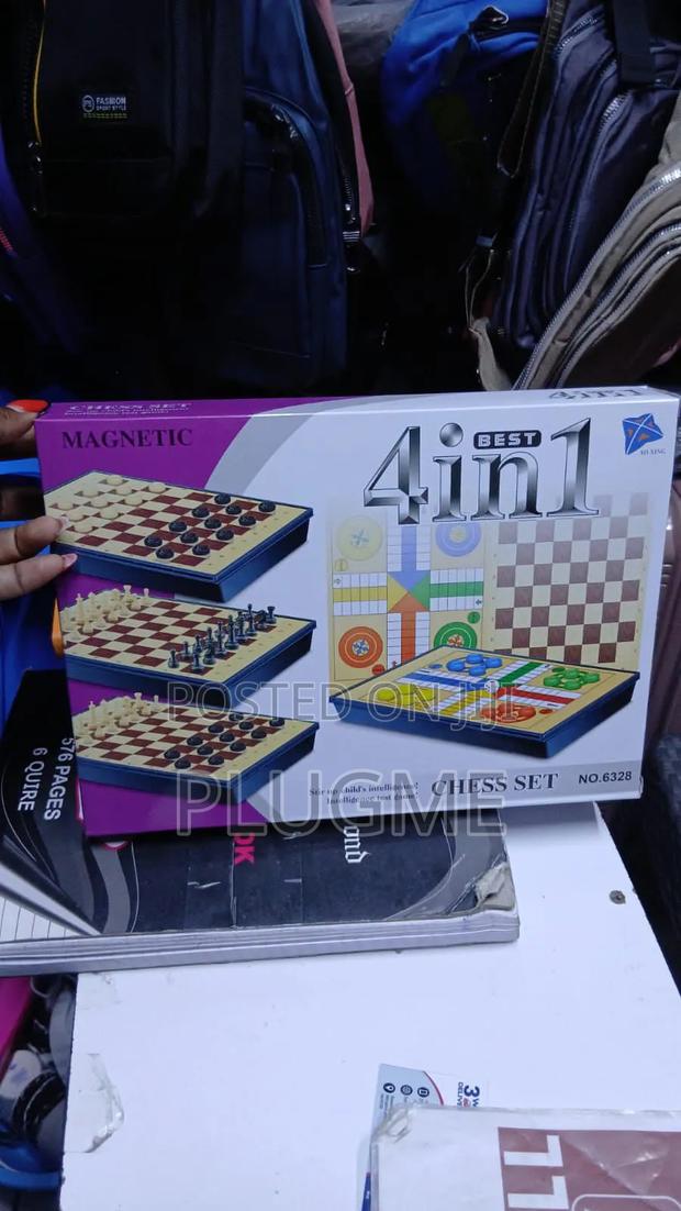 4 in 1 Chess Game Set (Chess,Checkers,Ludo) - main view