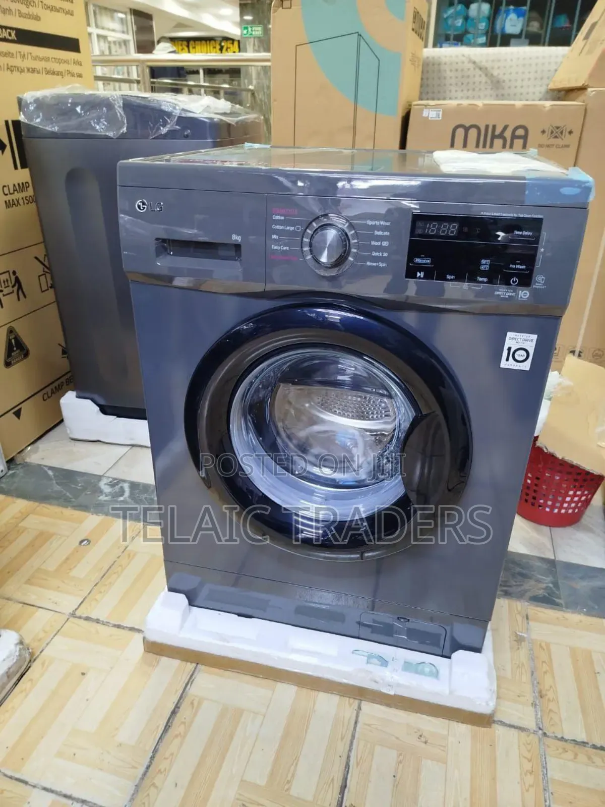 Lg 8kg Wash and Spin Front Load Washing Machine (F4j3tyg6j)