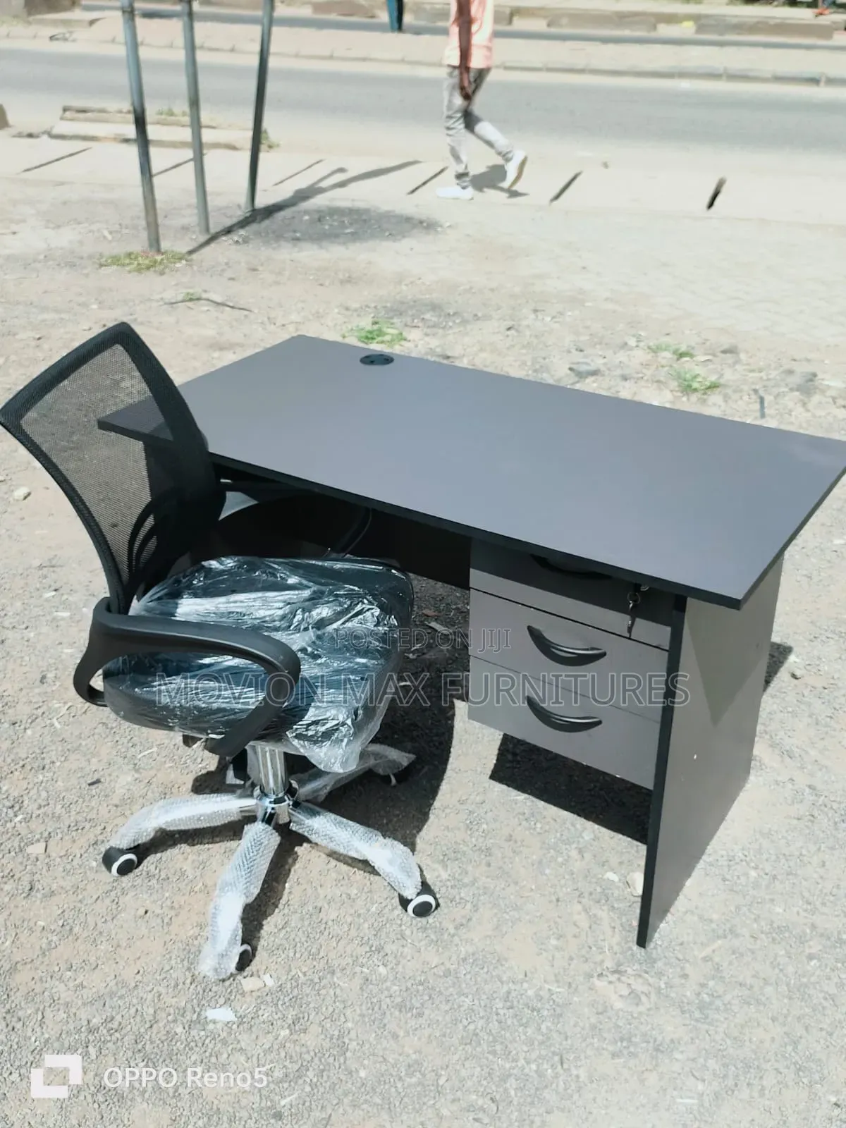Grey Desk 1.2m Office Desk
