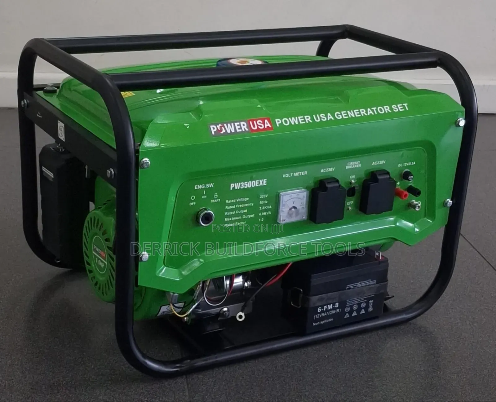 Power Usa  Petrol Generator Pu2500exe 2.8kva Key  Start