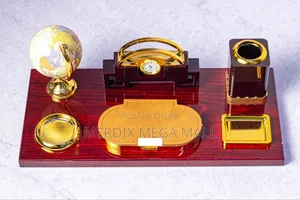 Golden Executive Desk Organiser, Desk Organiser